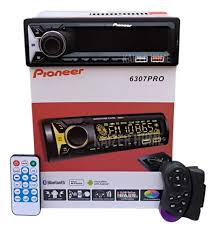 Reproductor 1 DIN/ MP3/ FM/ 2USB/ Pioneer SD/ Bluetooth/ AUX/ Control Volante Llamadas Manos Libre