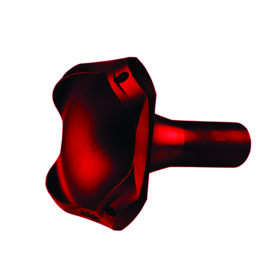 Difusor 1 Pulgadas Rojo 5.5 PulgadasX5.5 PulgadasX4.3 Pulgadas Audiopipe Trompeta Rosca Metalica