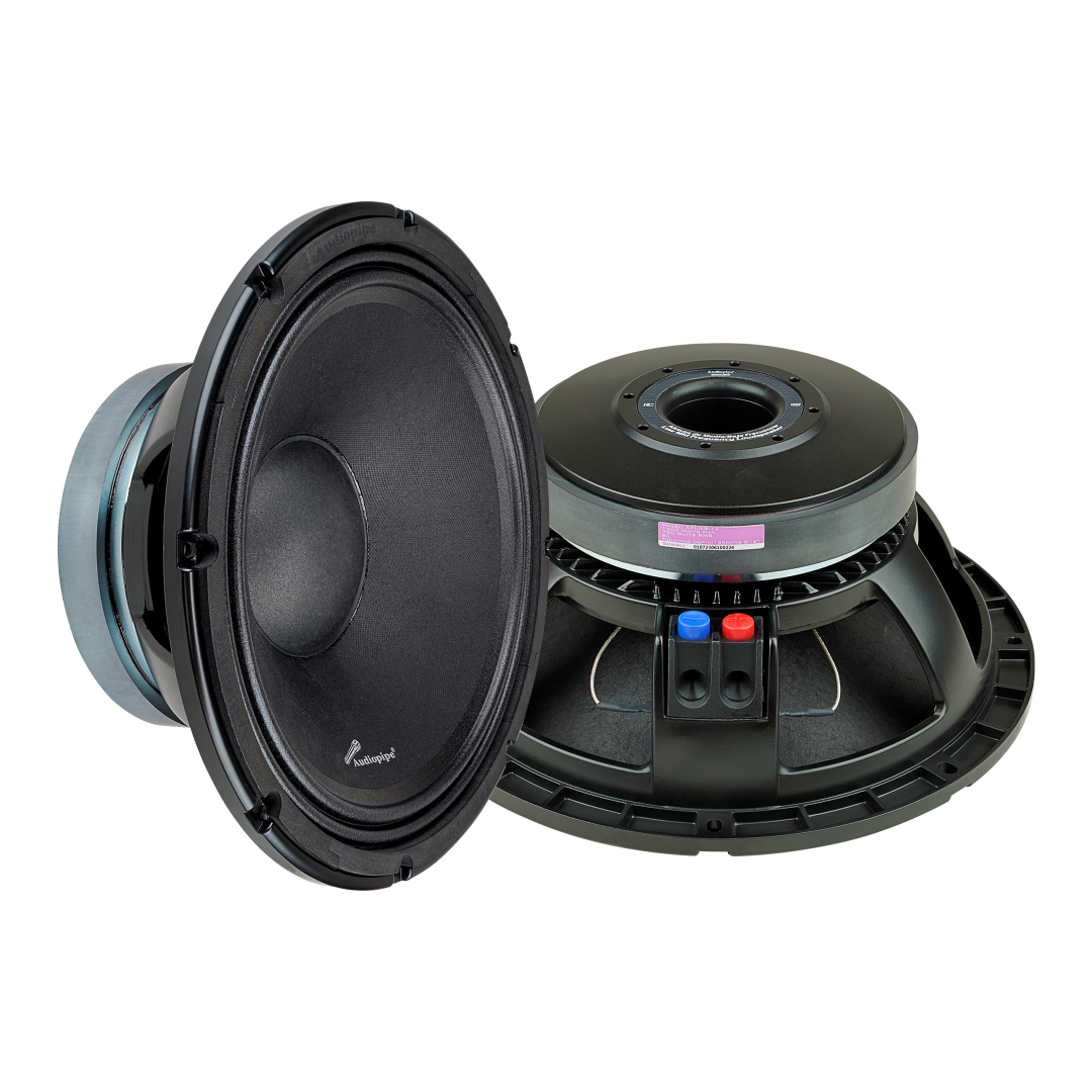 Medio 12 Pulgadas 1500w 8 Ohm Audiopipe 750w RMS/ 94dB/ VC 3.3 Pulgadas 95 OZ Magnetic