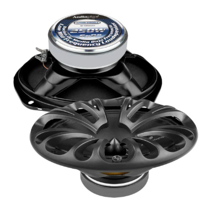 Medio 6X9 Pulgadas 250w 8 Ohm Punta de Bala Par Audiopipe / 1.5 Pulgadas VC / 94dB / 70-10KHz 125w RMS / Canasta de Acero