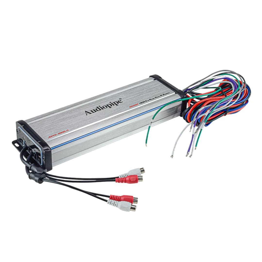 Amplificador 4 Canales 1000W Marina Audi Full Rango/ Clade D Diseñada en USA