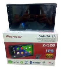 Reproductor Android Pantalla 7 Pulgadas Pioneer 2 DIN/ 32GB/ FM/ Bluetooth/ GPS/ Wifi DSP Apple Car Play/ Camara Retroceso