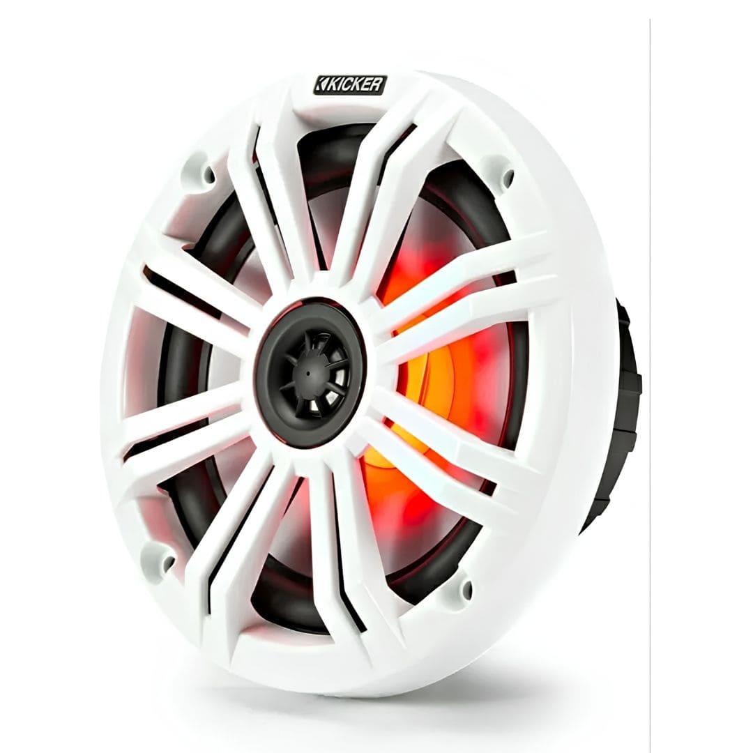 Corneta Marina 6.5 Pulgadas 2 Vias 390w 4 Ohm 35-21k / 65w RMS Dos Rejillas/ Blanca/ Gris