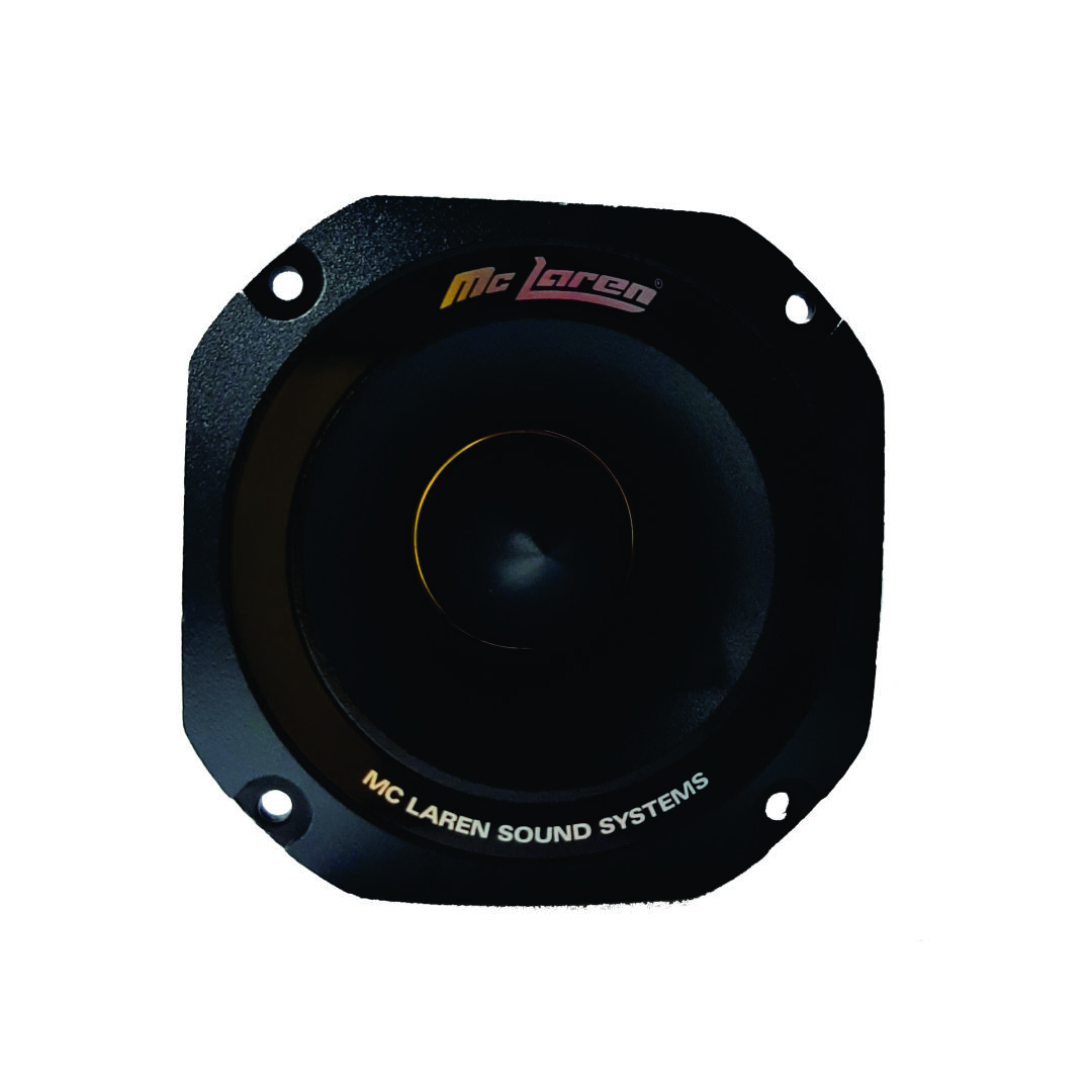 Tweeter 4 Pulgadas 4-Ohm 2 1/ 4 113db Mc Laren Negro/ 600w