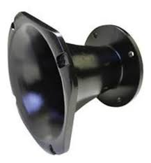 Difusor 2 Pulgadas Trompeta de Plastico Zebra Rosca de Metal Garganta 50mm