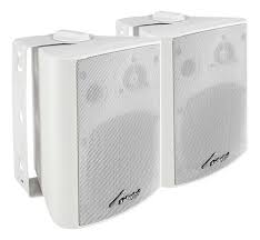 Corneta Exterior 6.5 Pulgadas Blanca Par 100w Audiopipe / Weather-proo