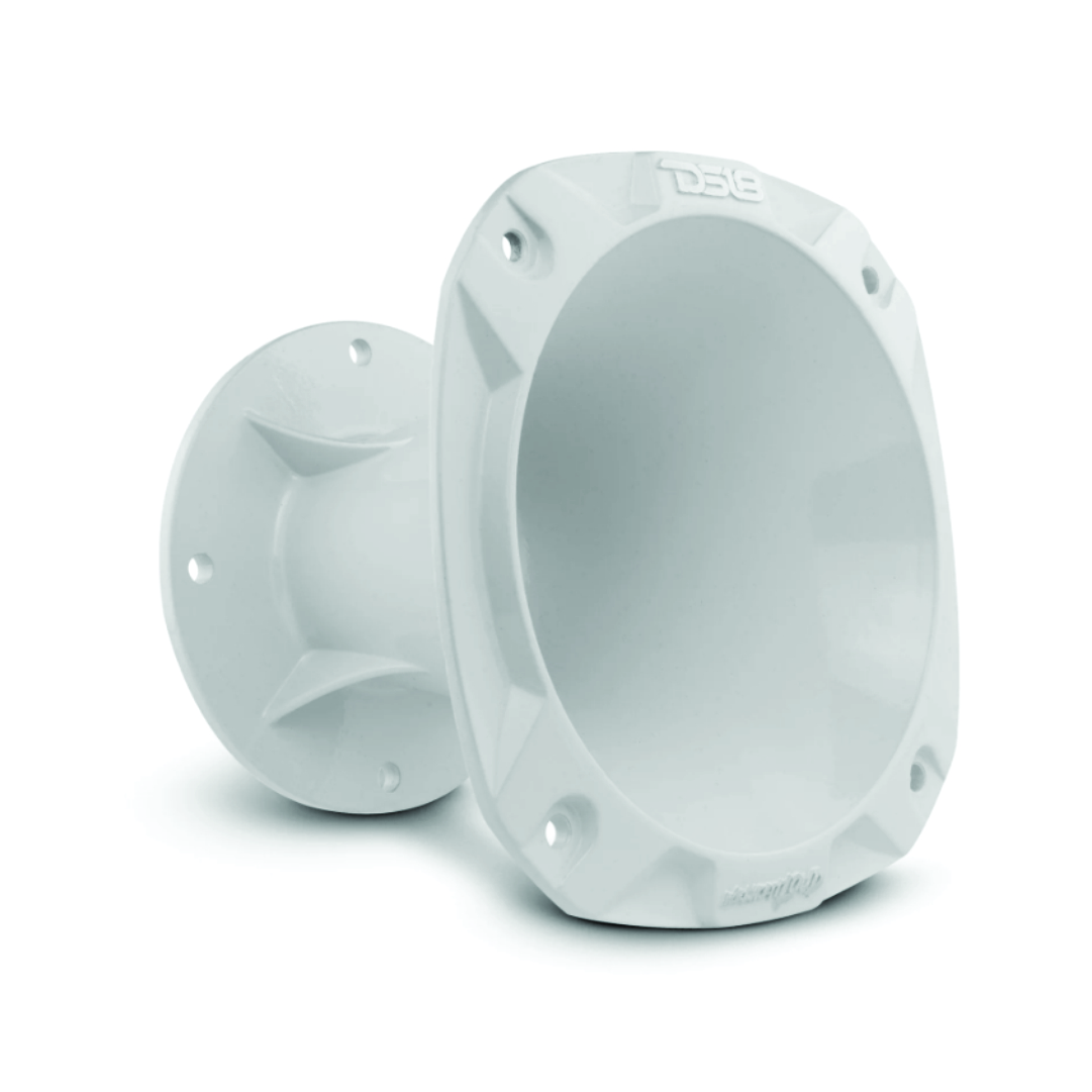 Difusor 2 Pulgadas Aluminio Blanco DS18 Trompeta Corta 50MM 4 Tornillos