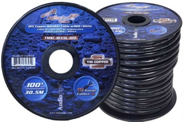 Cable Marino Corneta&rgb #16 Rollo 30MTS 100% Cobre Estañado/ Audiopipe