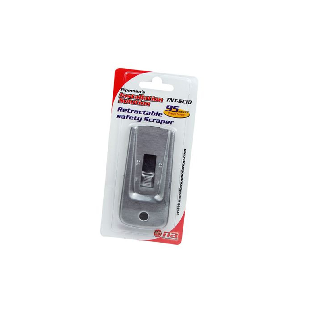 Scraper Metalico con Hojilla Pipemans con Seguridad, 95mm/ 3.75 Pulgadas Pipemans Removedor de Adhesivos/ Etiquetas